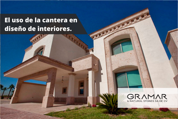 El uso de la cantera en diseño de interiores.