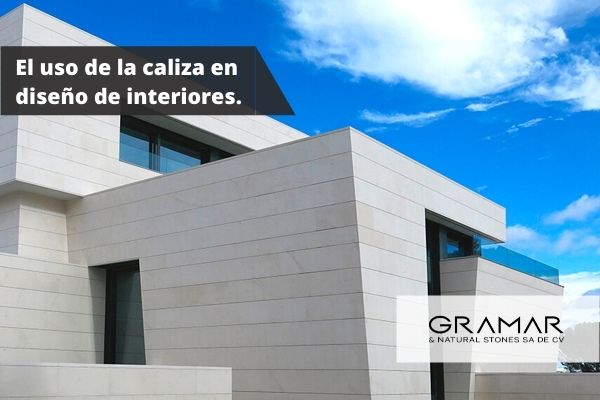 El uso de la caliza en diseño de interiores.