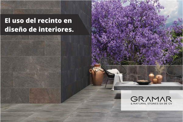 El uso del recinto en diseño de interiores.