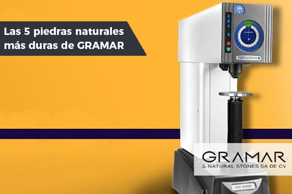 Las 5 piedras naturales más duras de GRAMAR.