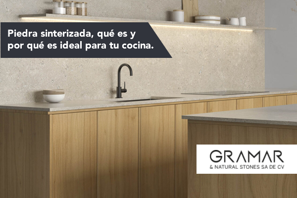 Piedra sinterizada, qué es y por qué es ideal para tu cocina.